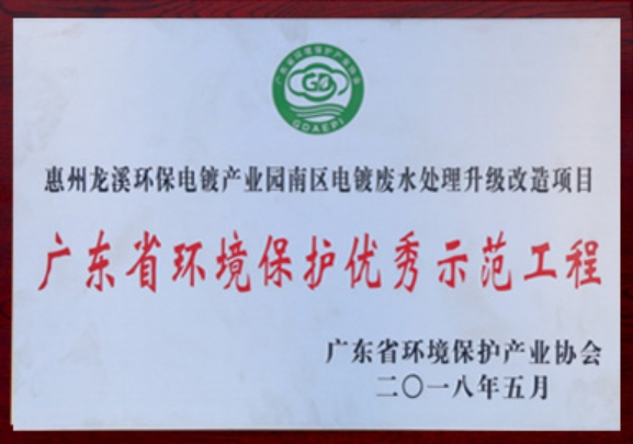 Excellent Demonstration Project of Environmental Protection in Guangdong Province