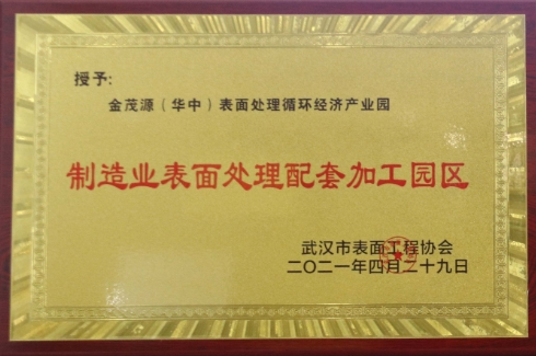 Manufacturing Surface Treatment Supporting Processing Park